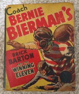 Vintage Big Little Books Coach Bernie Biermans Back Barton Winning Eleven