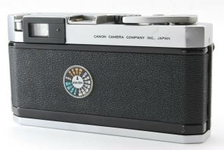 EXC,  Canon P Rangefinder 35mm Film Camera,  CANON LENS 50mm f/1.  4 from Japan 4