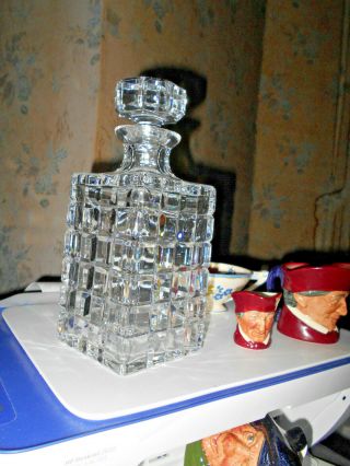 Helsinki by Atlantis Portugal Full Lead Crystal Whisky Decanter Vintage 7