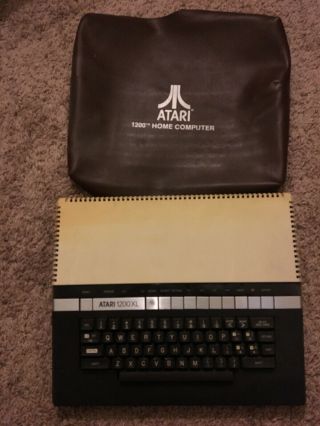 Atari 1200xl Home Computer With Cover.