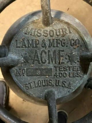 Vintage Missouri Lamp & Manuf Co.  