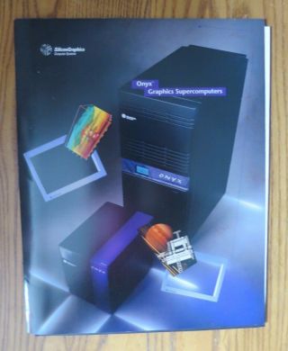 Silicon Graphics Sgi Onyx 1994 Brochure,  Product Guide & Customer Briefs Vguc