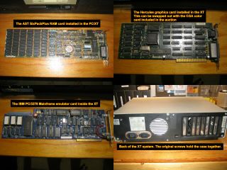 IBM PC and XT 5150 5160 CGA Monitor Keyboard Parts 8088 8087 Software Books 7