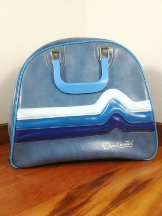 Vintage Don Carter Bowling Bag Color Blue