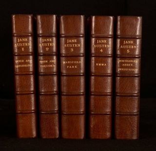 1946 5vol The Novels Of Jane Austen R W Chapman Scholarly Edition Bumpus Binding