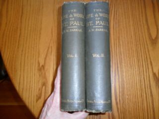 The Life And Work Of St.  Paul,  2 Volume Set,  By F.  W.  Farrar,  1879