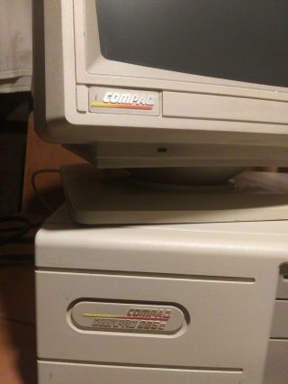 1987 Compaq Deskpro 286e complete W/ Reference Guide. 3