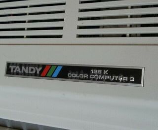 TANDY COLOR COMPUTER 3 128K w/ FD502 Floppy Drive MODEL 26 - 3334 9
