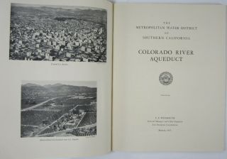 Vintage Colorado River Aqueduct Los Angeles Water William Mulholland 1937 2