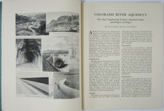 Vintage Colorado River Aqueduct Los Angeles Water William Mulholland 1937 3