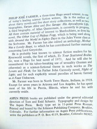 1974 1st Edition THE ADVENTURE OF THE PEERLESS PEER: SHERLOCK HOLMES & TARZAN 7