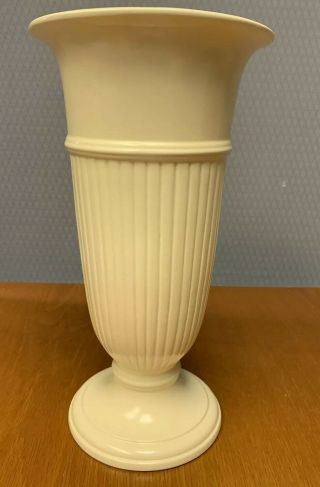 Vintage Signed Red Wing Large Cream Vase 1563 Stands 14” Tall 1950’s