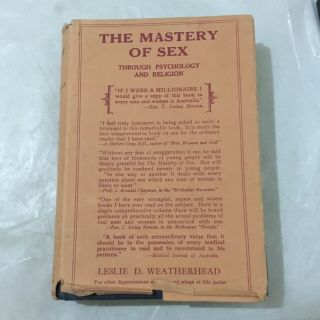 Vintage The Mastery Of Sex Through Psychology And Religion