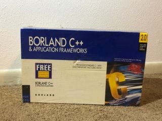 Borland Turbo C,  2.  0 Applications Frameworks Complete 3.  5 5.  25 Disk Set
