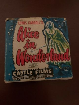 Vintage Lewis Carrols Alice In Wonderland Film Reel Mini