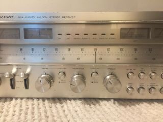 REALISTIC STA - 2100D AM/FM STEREO RECEIVER (Not Currently) 3