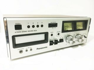 Panasonic 8 Track Tape Player Recorder Stereo Rs - 808 (view Video)