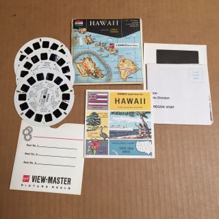 Vintage View - Master 3 - Reel Set Hawaii The Aloha State Complete Booklet Euc