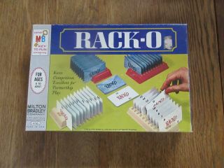 Vintage Rack - O Milton Bradley Card Game Competative Partnership Play 1961