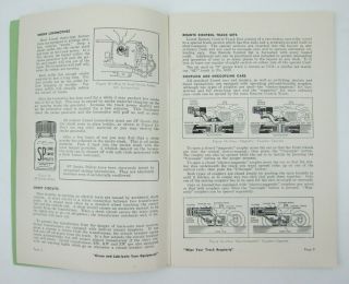 Vintage 1951 Lionel Trains Instructions Stations List and How to Operate Sheets 4