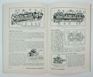 Vintage 1951 Lionel Trains Instructions Stations List and How to Operate Sheets 6