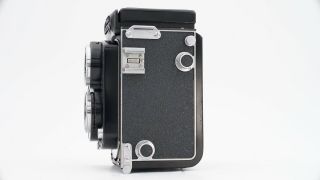 CLA ' d Minolta Autocord Seikosha TLR Camera w/ Rokkor 75mm F/3.  5 Lens & Cap 2