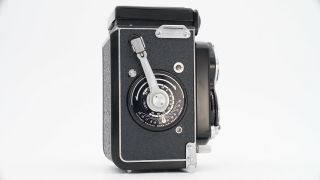 CLA ' d Minolta Autocord Seikosha TLR Camera w/ Rokkor 75mm F/3.  5 Lens & Cap 4
