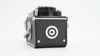 CLA ' d Minolta Autocord Seikosha TLR Camera w/ Rokkor 75mm F/3.  5 Lens & Cap 7