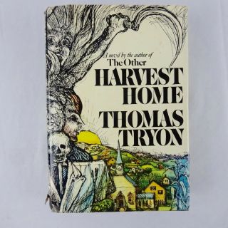 Thomas Tryon: Harvest Home 1st Edition 1973 Knopf Inc Hardcover Dust Jacket