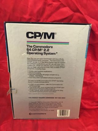 Rare COMMODORE 64 CP/M - cartridge 2