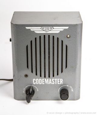 Vintage Bud Codemaster Tube Oscillator Monitor Code Cw Keyer Speaker Ham Radio