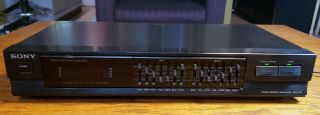 Vintage Sony 7 - Band Stereo Graphic Equalizer/spectrum Analyzer Eq Seq - 300 Adult