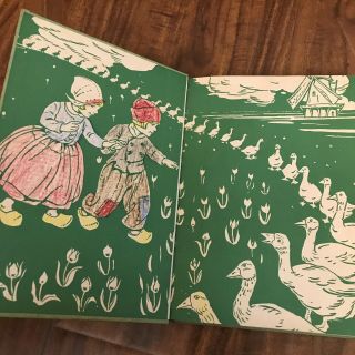 Vtg 1930 Fact and Story Readers Two 2 American School Book Halloween Pumpkins 5