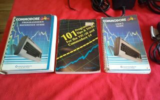 Commodore 64 Computer System Keyboard 1541 Floppy Disk Drive Cords Manuals 2