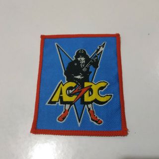 Vintage Ac/dc 80s Patch Acdc Band Heavy Metal Iron Maiden