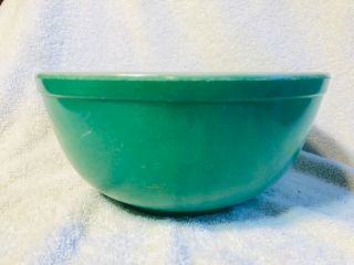 Vintage Pyrex 2 1/2 Quart Primary Green Nesting Mixing Bowl 403