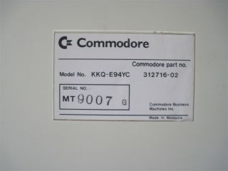 Commodore Amiga 2000 Keyboard,  Made by Commodore,  Fully Operational 7