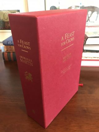 A Feast For Crows George Rr Martin Signed & Numbered Limited Edition 10 Of 1000