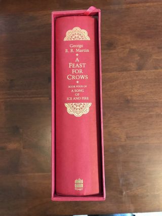 A Feast For Crows George RR Martin Signed & Numbered Limited Edition 10 Of 1000 3