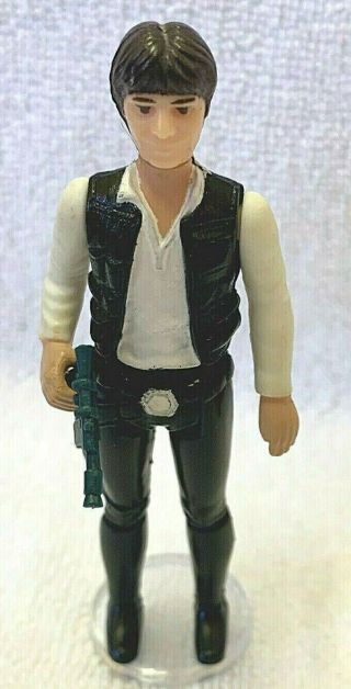 Star Wars Vintage Han Solo Figure (no Coo).  Displayed & Not Played