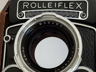 【TOP In CASE】 Rolleiflex 2.  8F TLR WHITE FACE Planar 80mm/2.  8 from Australia 3