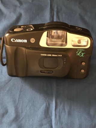 Canon Snappy Lx Vintage 35mm Film Point & Shoot Camera -,