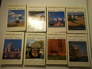 Vintage 1980 & 1990 the Smithsonian Guide to Historic America 8 issues all 1st E 4