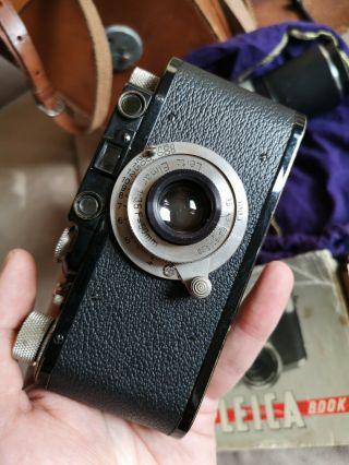 Leica Leitz Wetzlar ii ? Black Paint w/2 lenses and other stuff 87214 2