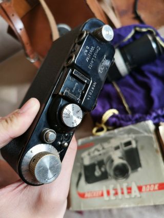 Leica Leitz Wetzlar ii ? Black Paint w/2 lenses and other stuff 87214 3