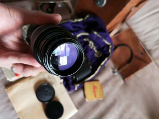 Leica Leitz Wetzlar ii ? Black Paint w/2 lenses and other stuff 87214 7