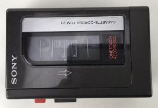 Vintage Sony Cassette - Corder Recorder Tape Tcm - 21