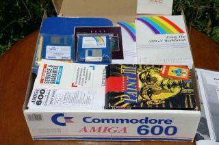 Commodore Amiga 600 Paint Deluxe 3 & Simpsons Pack BOXED COMPLETE 2