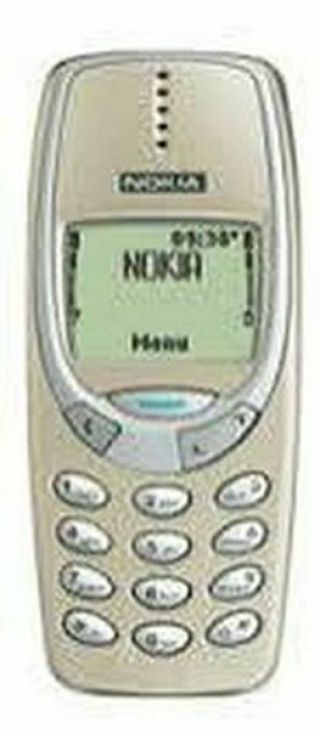 Champagne Vintage Nokia 3390b Rogers Chatr Cell Phone Cellular Wireless Mobile