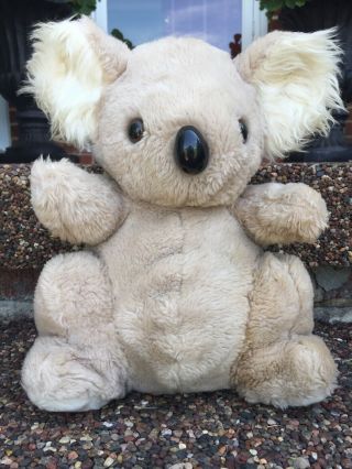 Vintage 1979 Daekor Koala Teddy Bear Pot Belly Plush Stuffed Animal Collectible 2